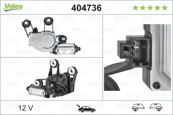 Motor stergator 404736 VALEO